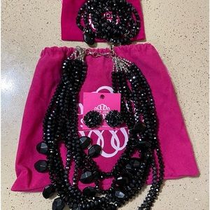 Sassy Jones Black Malia Set